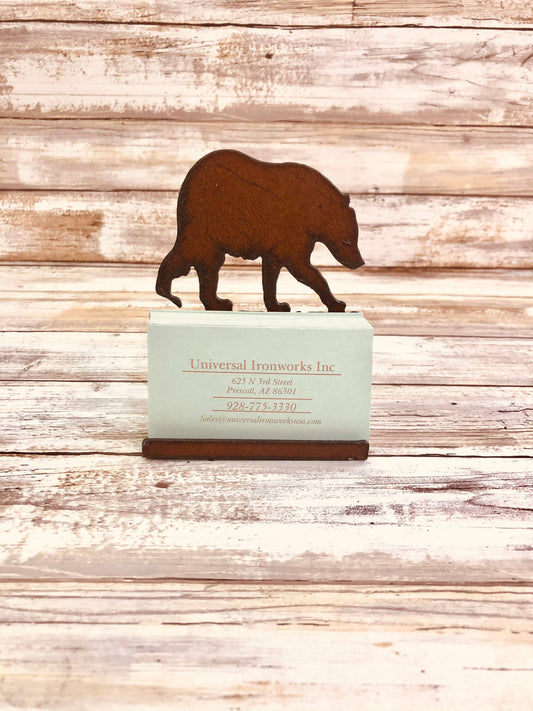 Black Bear Lodge Business Card Holder