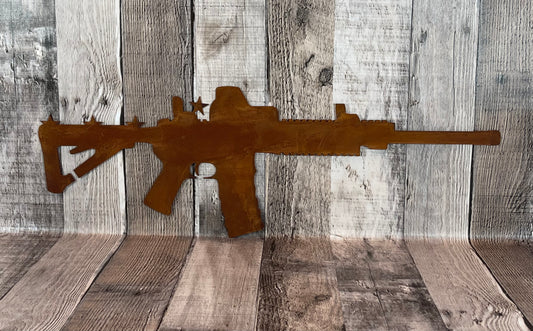 AR-15 wall sign