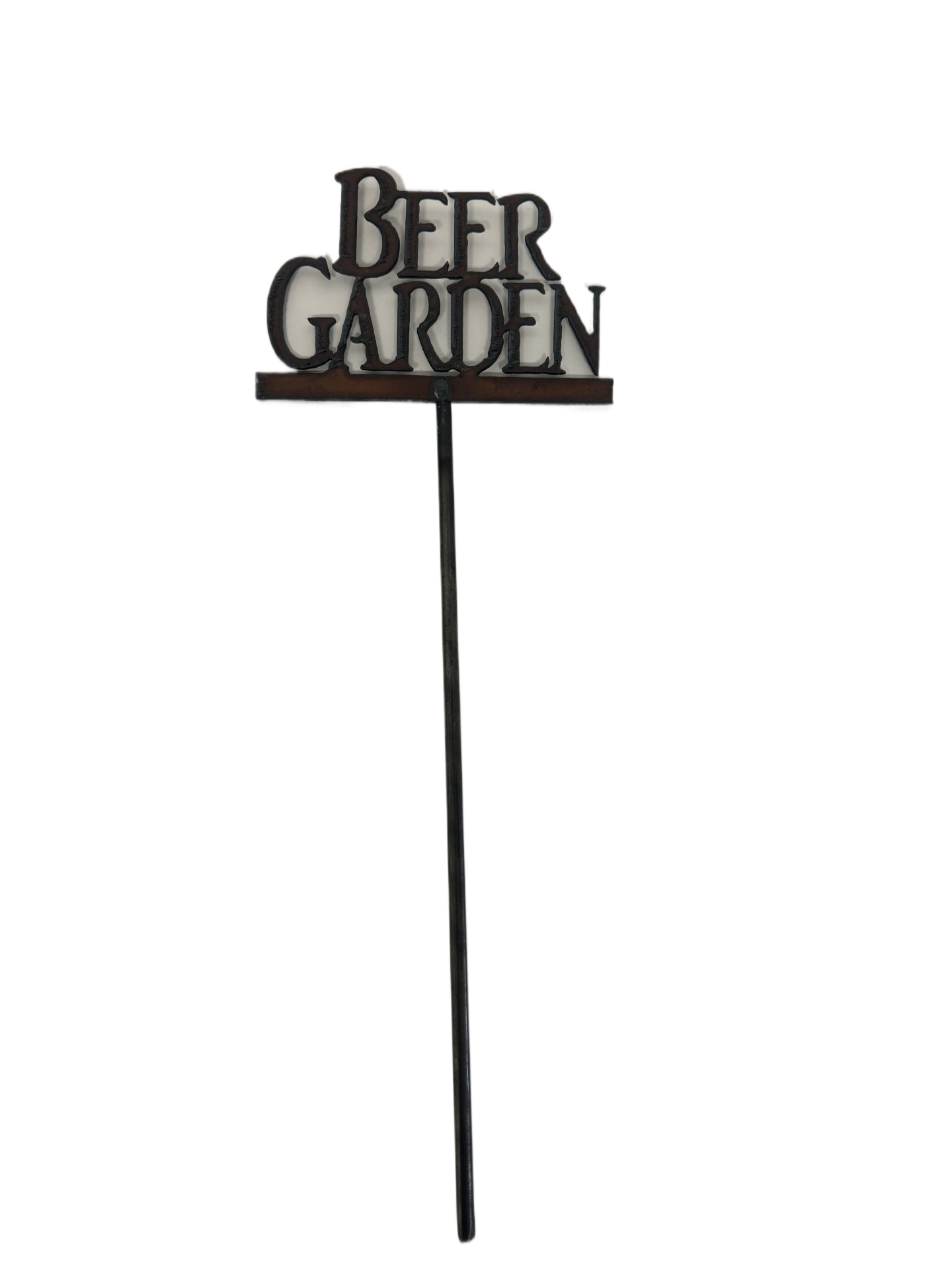 Beer Garden Word Plant Stake