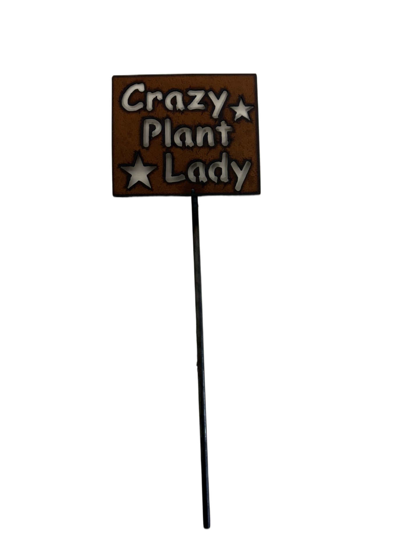 Crazy Plant Lady Plant Stake Garden Plaque