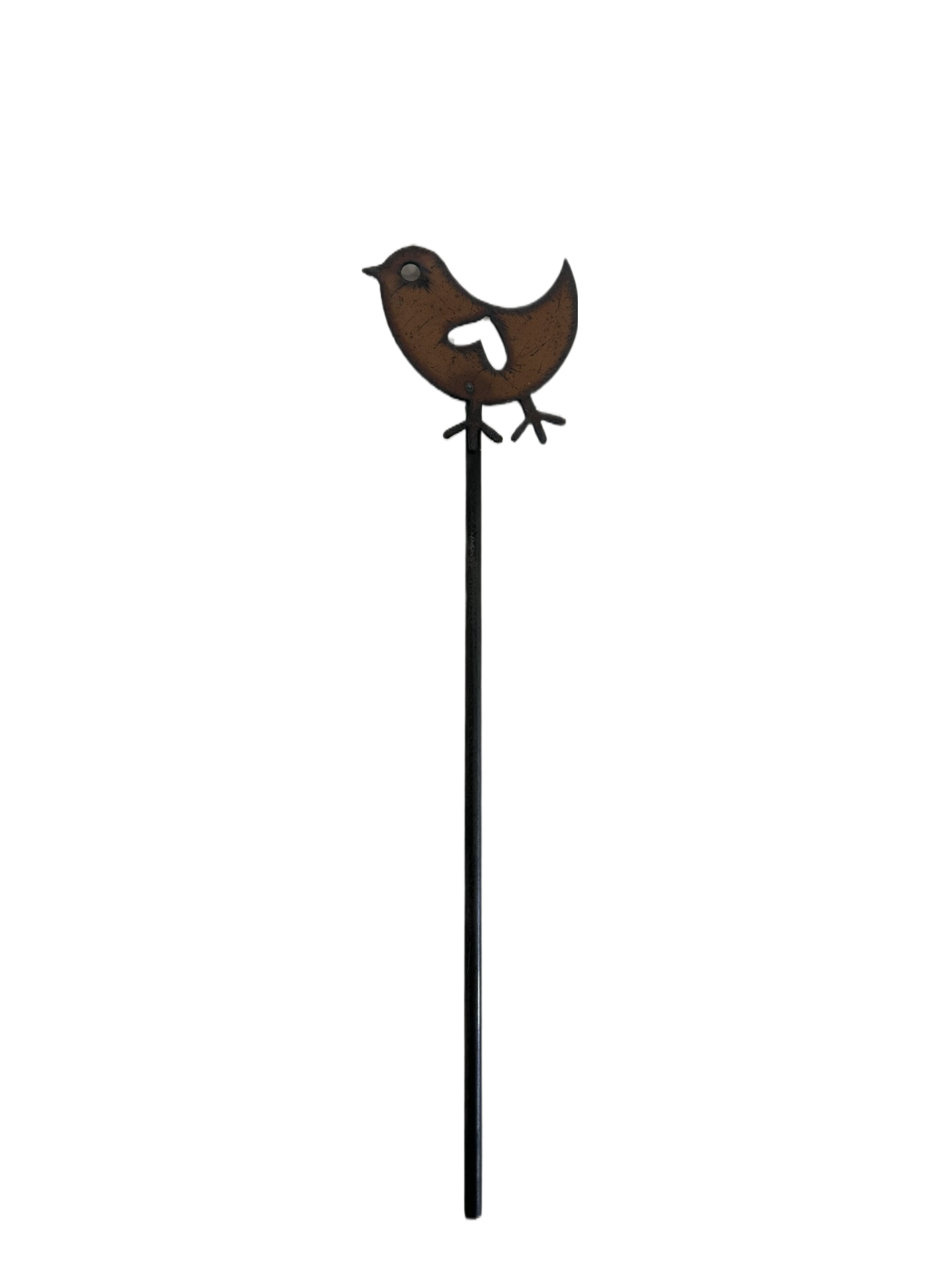 Cute Bird with Feet Garden Plant Stake