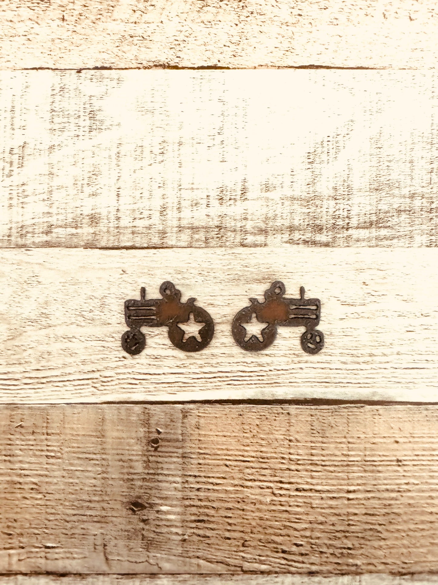 Tractor Earring Findings DIY