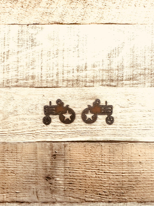 Tractor Earring Findings DIY