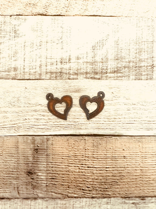 Flirty Heart Earring Findings DIY