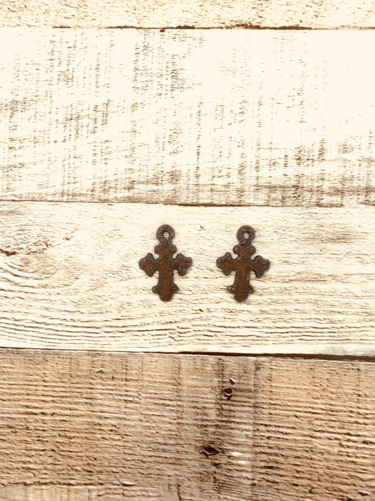 Chubby Cross Earring Findings DIY