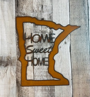 Home Sweet Home Minnesota sign