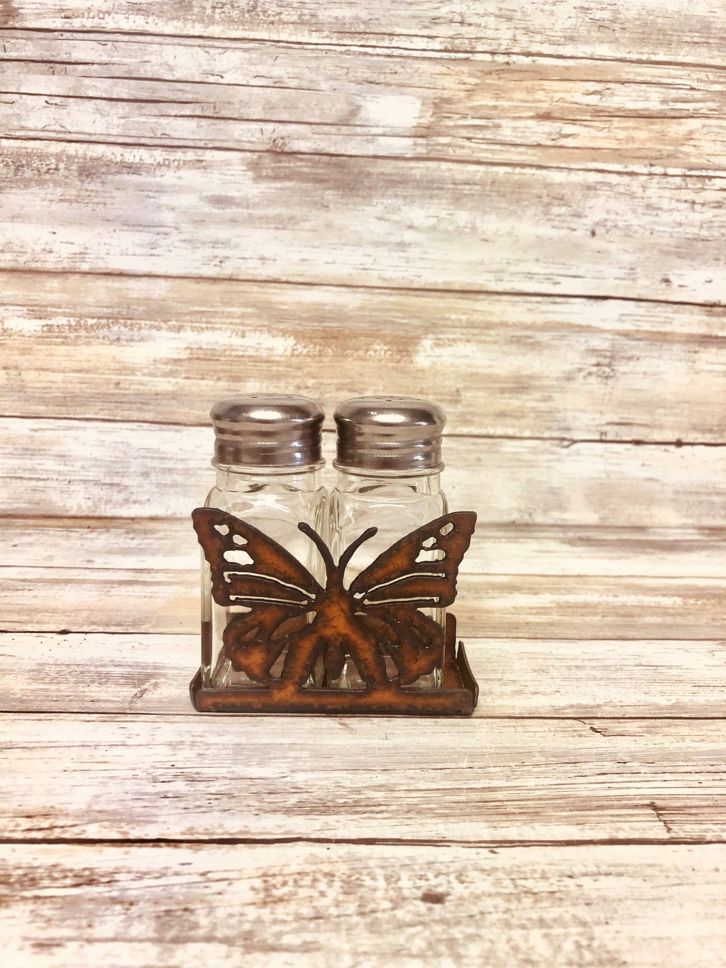 Butterfly Salt n Pepper Shaker Holder