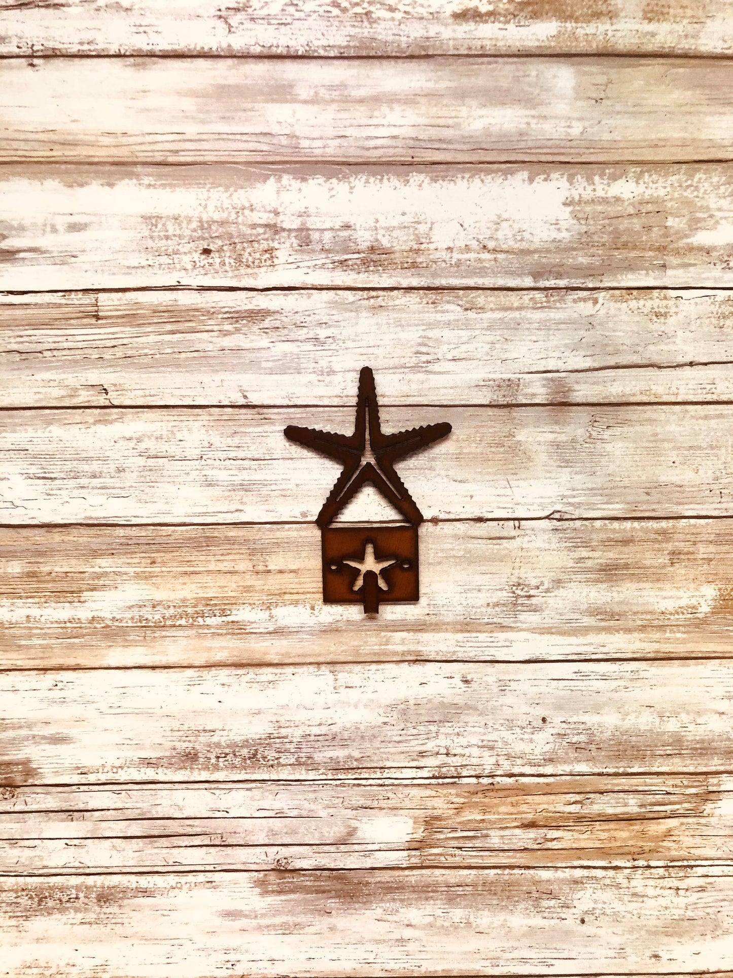 Star Fish Nautical Sea Life Single Key Hook