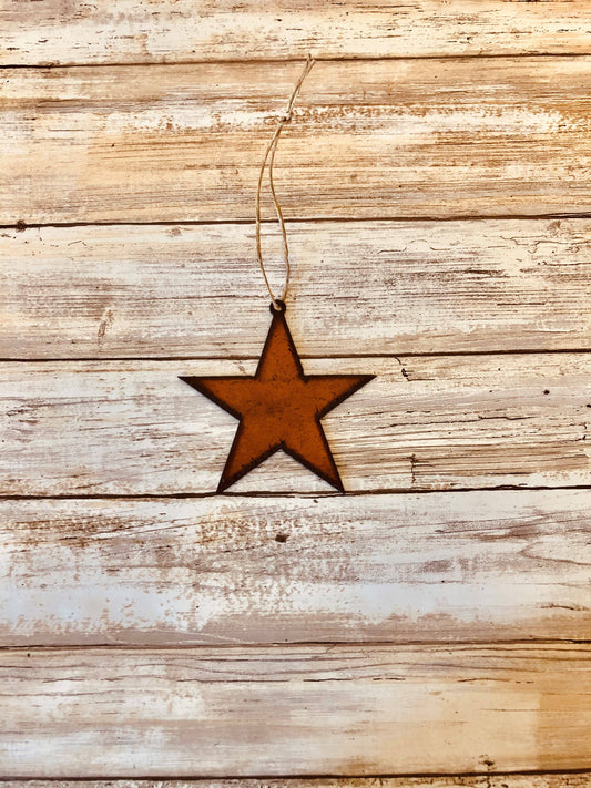 Star Rustic Western Ornament