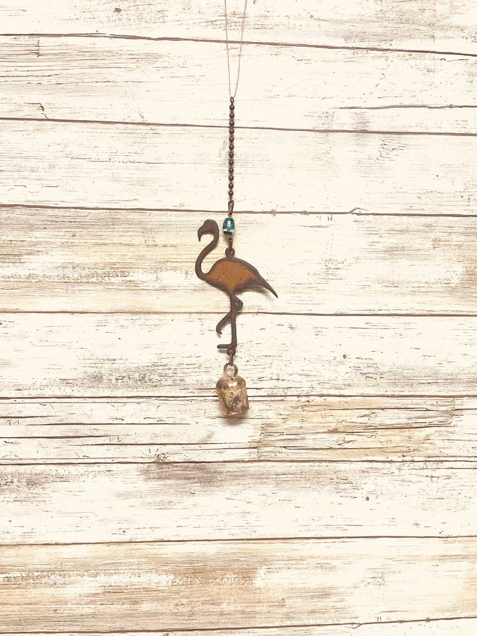 Flamingo Bell Nautical Sealife Garden Chime