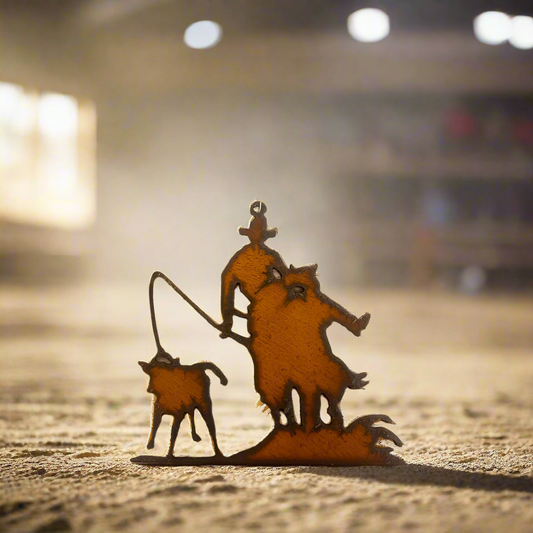 Calf Roper Western Rodeo Ornament