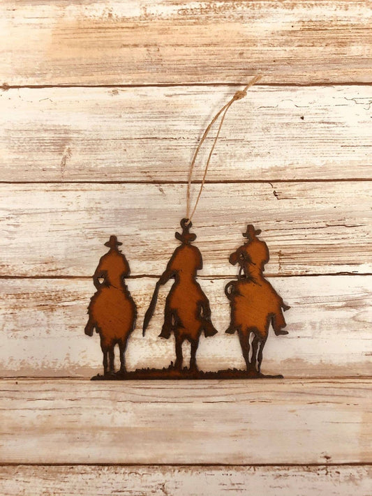 Outlaw Cowboy's Western Rustic Ornament