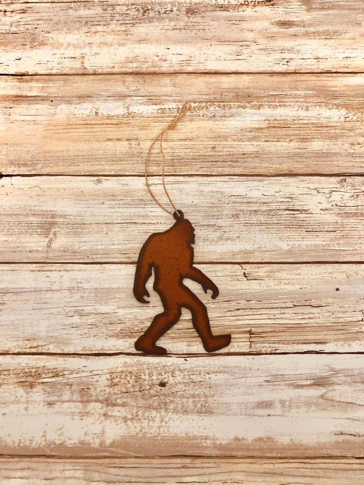 Bigfoot Yeti Rustic Sasquatch Ornament