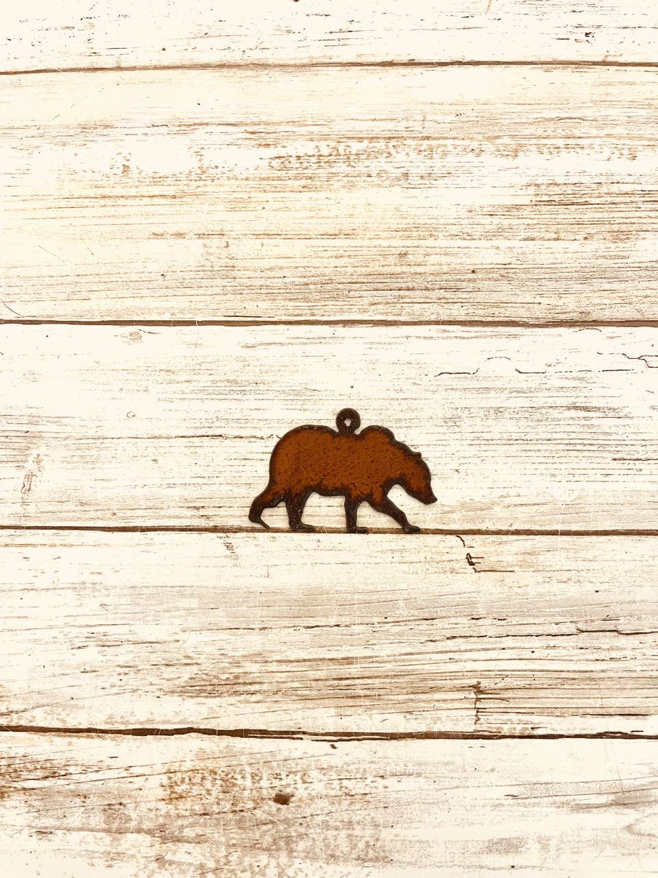 Grizzly Bear Charm Lodge Pendant