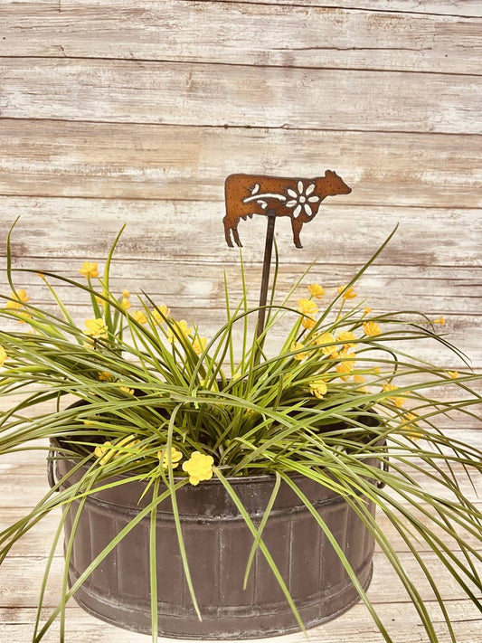 Cow GARDEN FRIEND Plant Stake 4H Dairy Gift