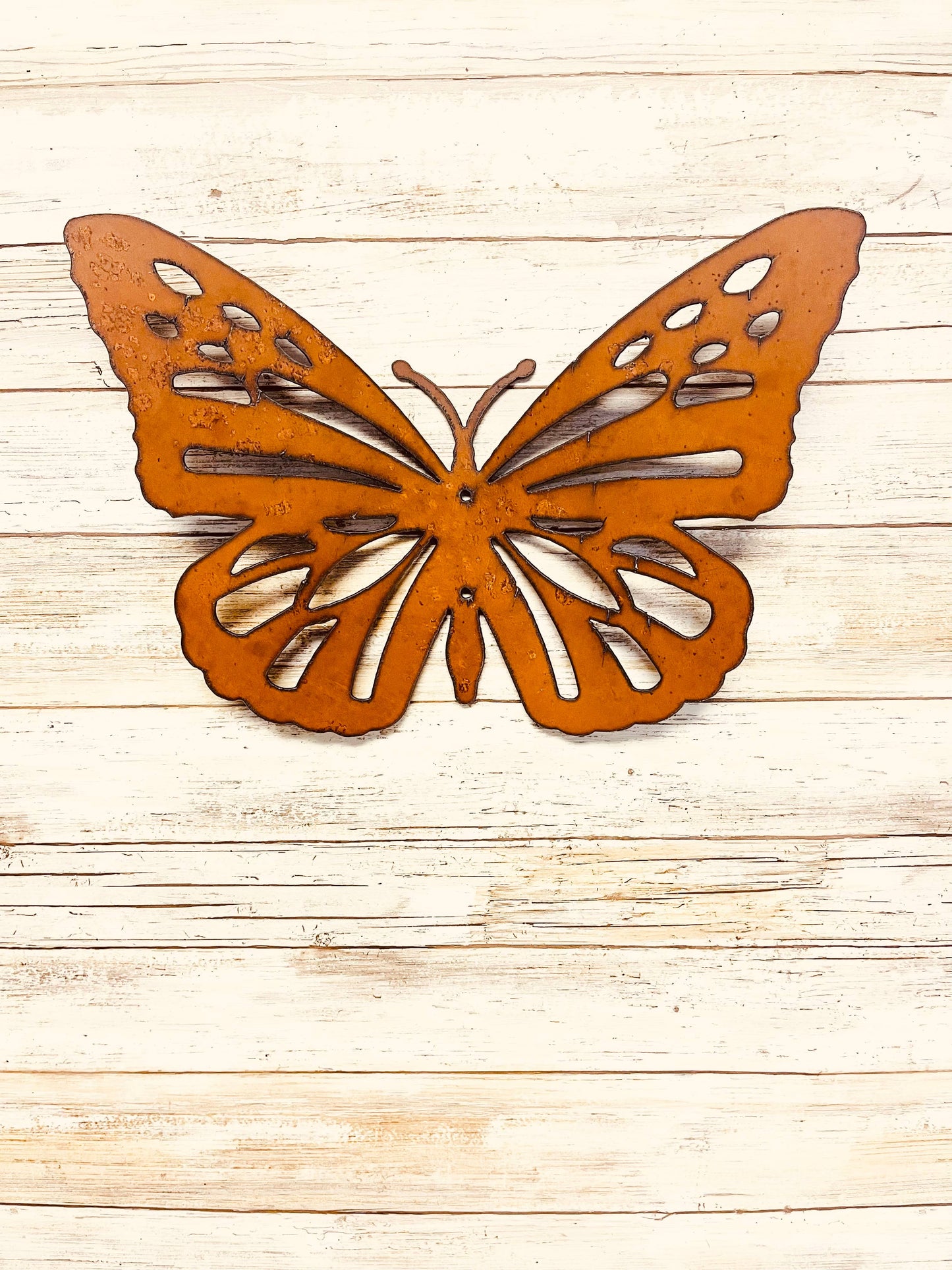 Butterfly Garden Medium Wall Art Rustic Metal