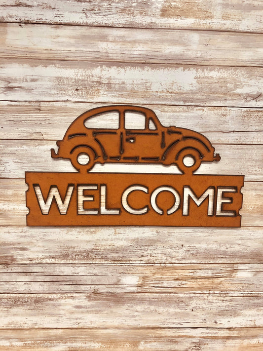 Bug Slug Bug Beach Welcome Sign