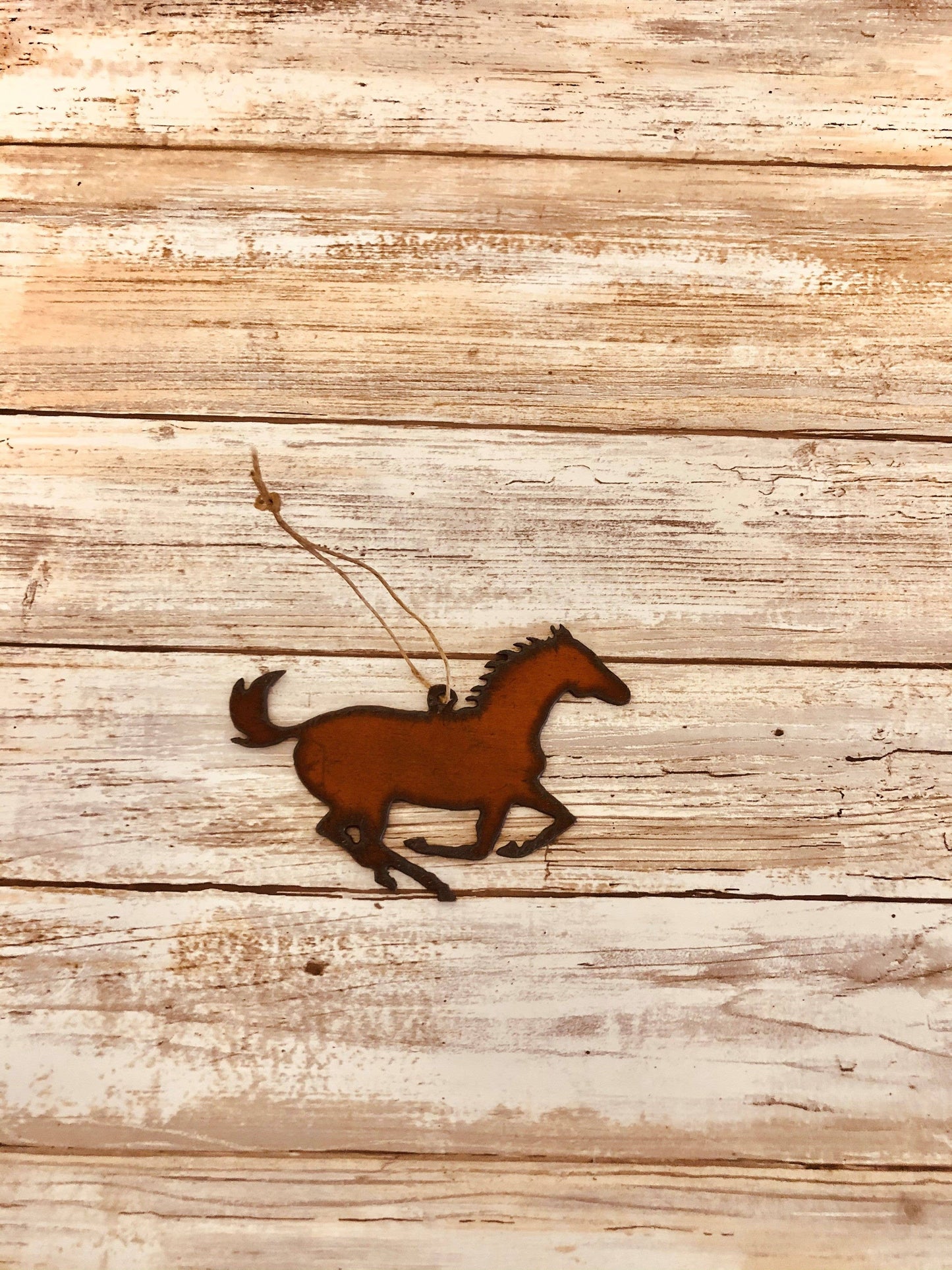 Running Horse western  Ornament