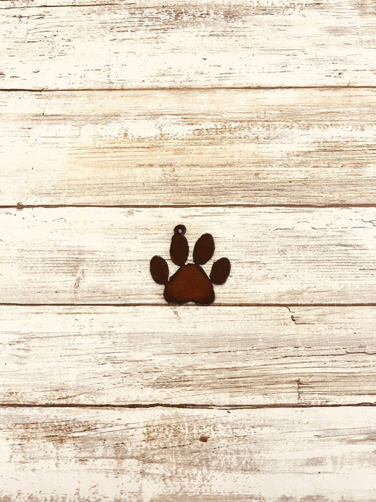 Paw Print Dog Charm