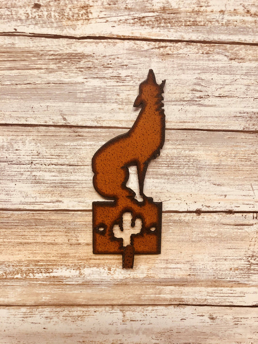 Coyote Southwestern Desert Single Key Hook