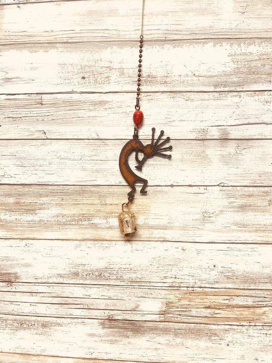 Kokopelli Southwest Rustic Desert Garden Bell Chime Arizona