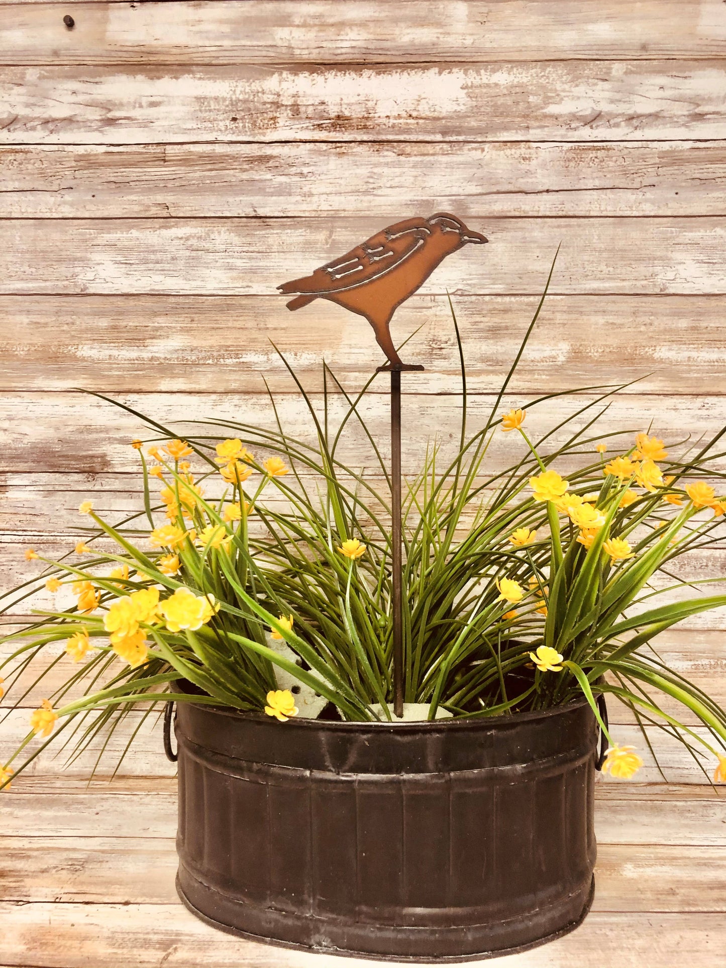 Raven Bird Garden Plant Stake