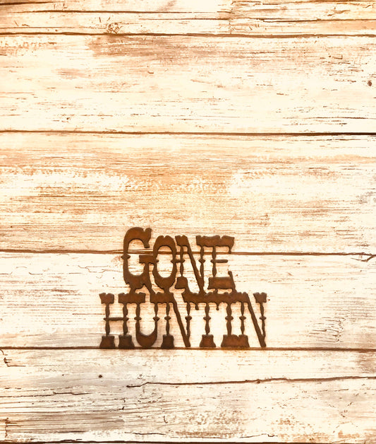 Gone Huntin Western Magnet