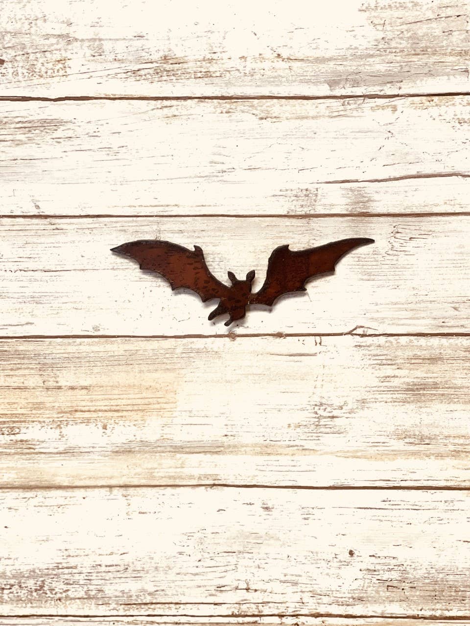 Bat Magnet Rustic Metal