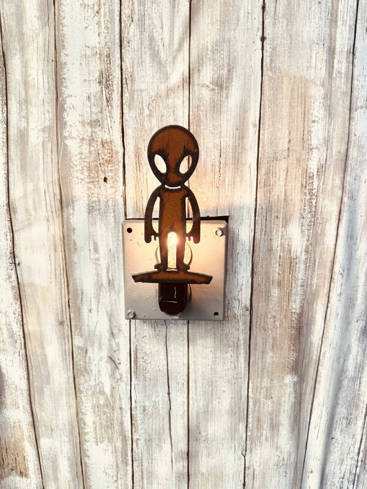 Alien Full Body Night Light Image Area 51 New Mexico