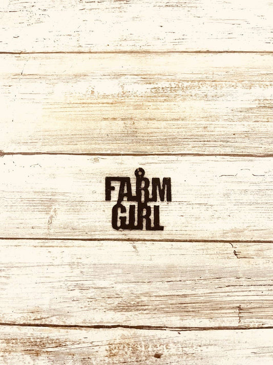 Farm Girl Charm Pendant