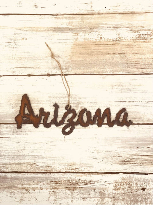 Arizona Word Ornament