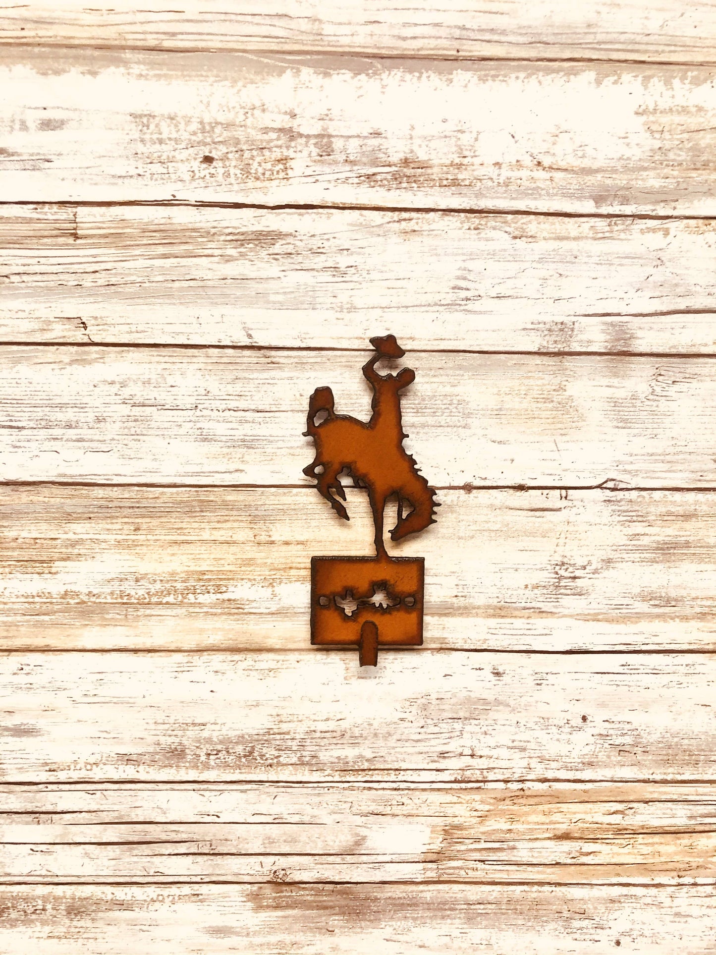 Wyoming Bronc Rider Single Key Hook