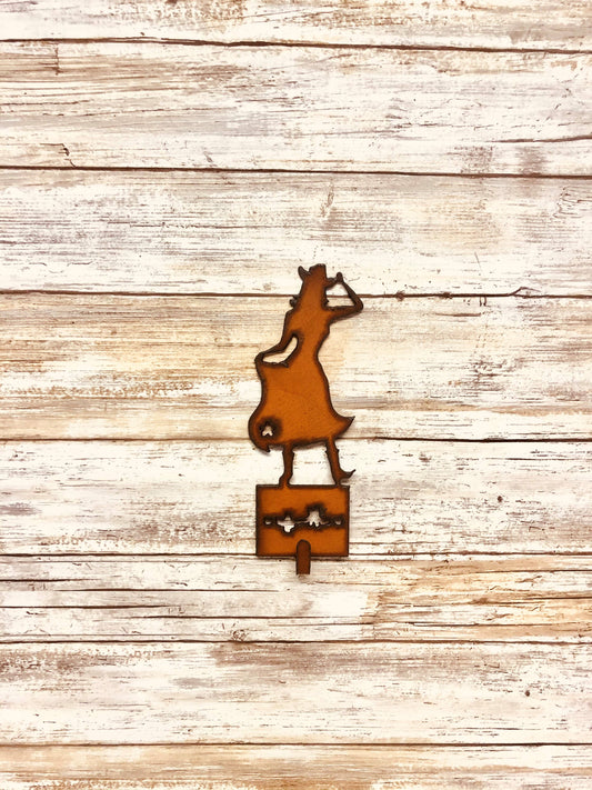 Cowgirl Skirt Western Single Key Hook