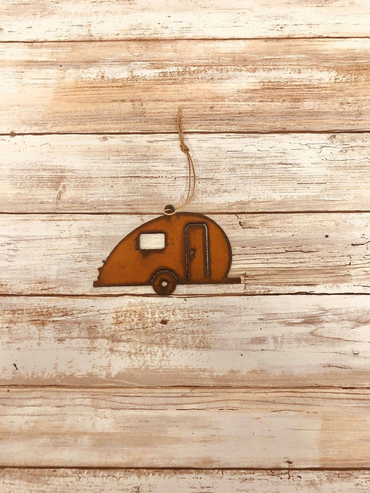 Tear drop Camper Trailer Koa  Ornament