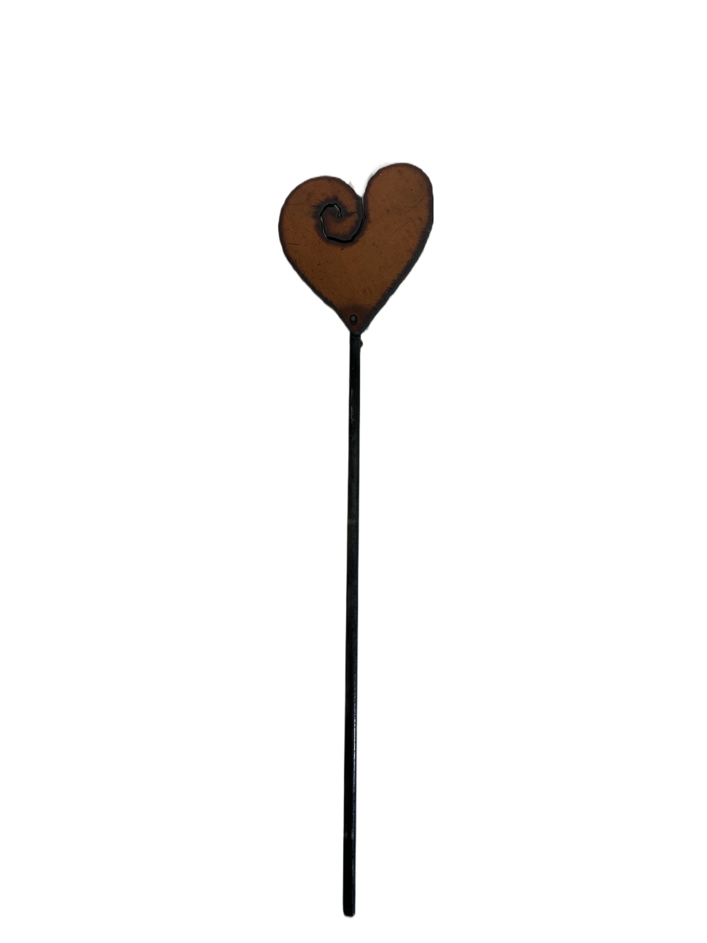 Heart with Swirl Garden Plant Stake