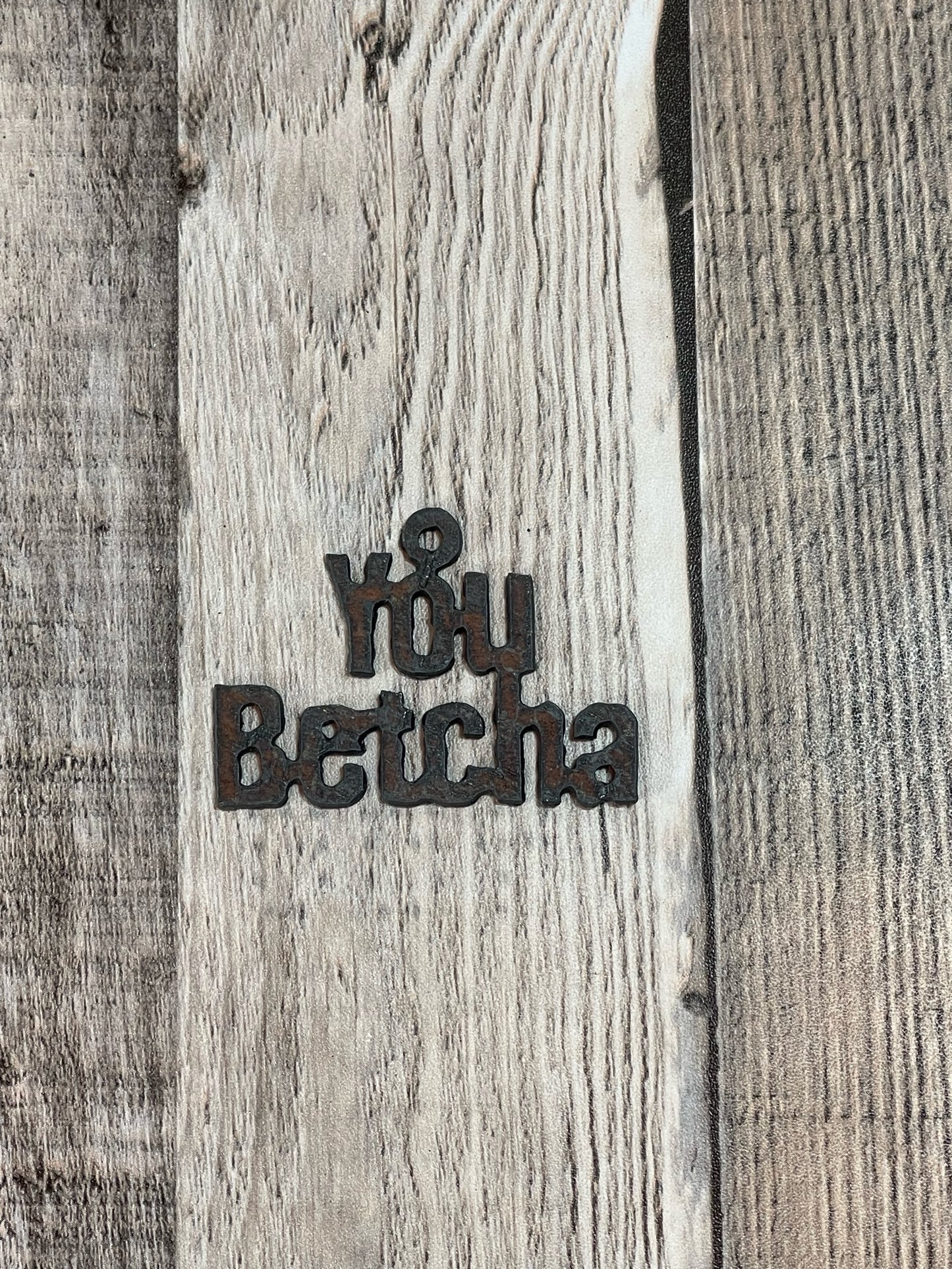 You Betcha Word Charm Pendant