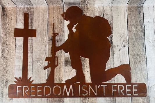 Freedom isn’t free wall sign