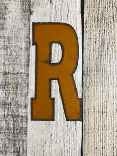 "Rockwell" font Initial Address Numbers & Letters 5"