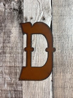 "Western" Font Initial Address Letters 5.5"